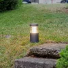 Lucande Terrassebelysning|Sokkellamper > LED-sokkellampe Lucius, 27 cm, antracit, IP54