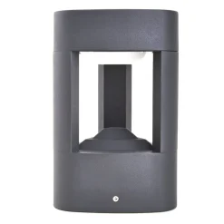 Lucande Terrassebelysning|Sokkellamper > LED-sokkellampe Pirron, 20 cm, trekantet, IP54