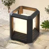 Lucande Terrassebelysning|Sokkellamper > LED-sokkellampe Serenella, antracit, metal, 27 cm