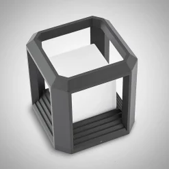 Lucande Terrassebelysning|Sokkellamper > LED-sokkellampe Serenella, antracit, metal, 27 cm