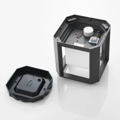 Lucande Terrassebelysning|Sokkellamper > LED-sokkellampe Serenella, antracit, metal, 27 cm