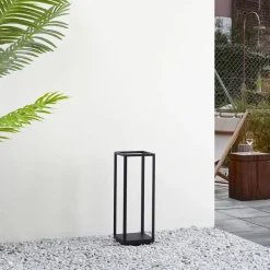 Lucande Sokkellamper > LED-sokkellampe Thorvid, højde 50 cm, sort