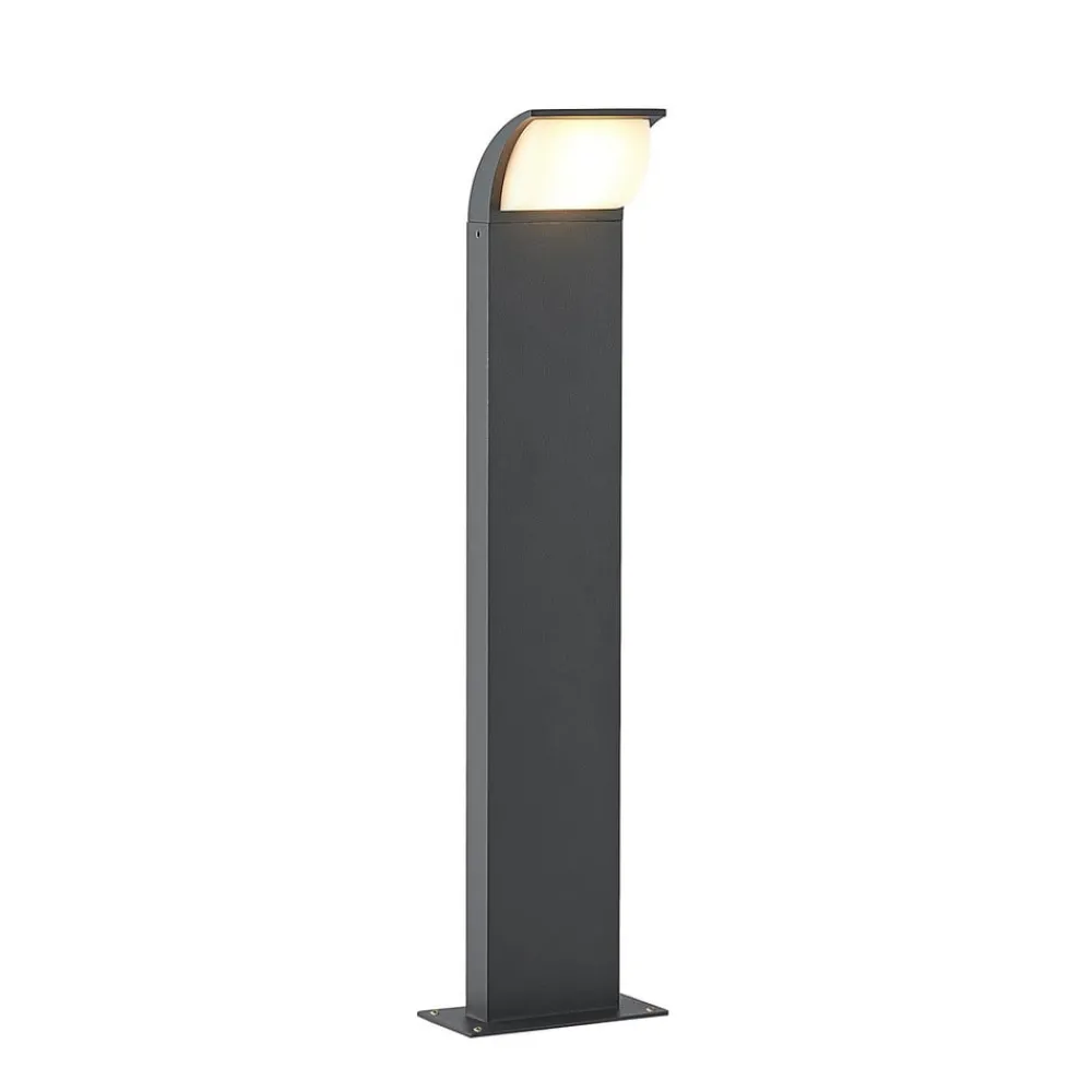 Lucande Terrassebelysning|Sokkellamper > LED-sokkellampe Tinna, 60 cm, antracit, IP65