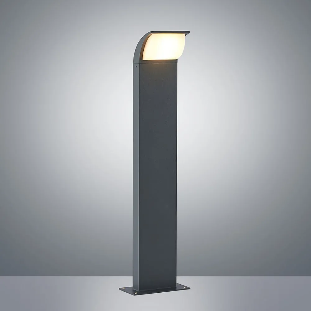 Lucande Terrassebelysning|Sokkellamper > LED-sokkellampe Tinna, 60 cm, antracit, IP65