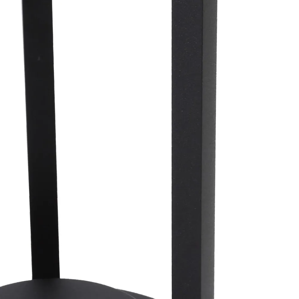 Lucande Solcelle Lampe Med Sensor|Solcellelamper > LED-solcellelampe Nilea, Ø 16 cm, sort, sensor
