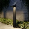 Solcelle Lampe Med Sensor|Gadebelysning Med Sensor ^ Lucande LED-solcellelampe Silvan, 100 cm, sensor, antracit