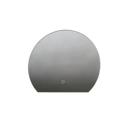 Lucande Møbel Og Interiør > LED-spejl Celestiel, halvcirkelformet, CCT, Ø 50 cm