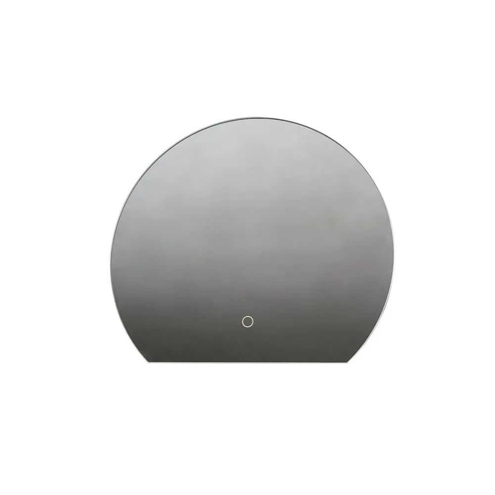 Lucande Møbel Og Interiør > LED-spejl Celestiel, halvcirkelformet, CCT, Ø 50 cm