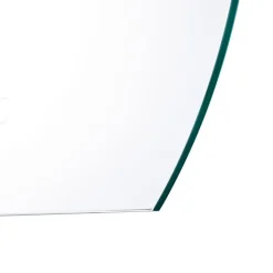 Lucande Møbel Og Interiør > LED-spejl Celestiel, halvcirkelformet, CCT, Ø 50 cm