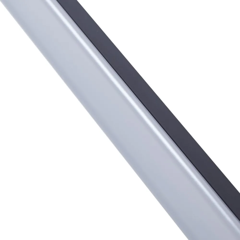 Lucande Væg- Og Spejllamper|Væglamper > LED-spejllampe Kivana, sort, metal, 90 cm, IP44