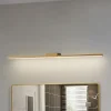 Væg- Og Spejllamper|Væglamper ^ Lucande LED-spejllampe Kivana, kobber, metal, 90 cm, IP44
