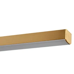 Væg- Og Spejllamper|Væglamper ^ Lucande LED-spejllampe Kivana, kobber, metal, 90 cm, IP44