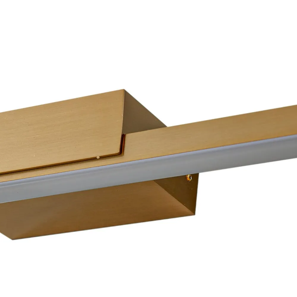 Væg- Og Spejllamper|Væglamper ^ Lucande LED-spejllampe Kivana, kobber, metal, 90 cm, IP44