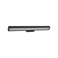 Lucande Væg- Og Spejllamper|Væglamper > LED-spejllampe Zafira, sort, aluminium, 90 cm, IP44