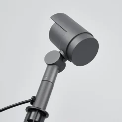 Lucande Terrassebelysning|Udendørs Spot > LED-spot med jordspyd Beatrix, antracit, aluminium, 45,7 cm