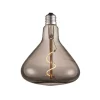 Lucande Dæmpbar Led-Pære|Filament Pære > LED-trafiklampe, E27 4W, røgfarvet, Ø 14 cm, 1800K