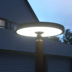 Lucande Lygtepæle > LED-udendørslampe Akito, antracit, 220 cm, IP54