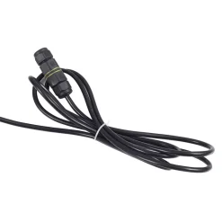 Lucande Lygtepæle > LED udendørslampe Filor, sort, aluminium, 250 cm