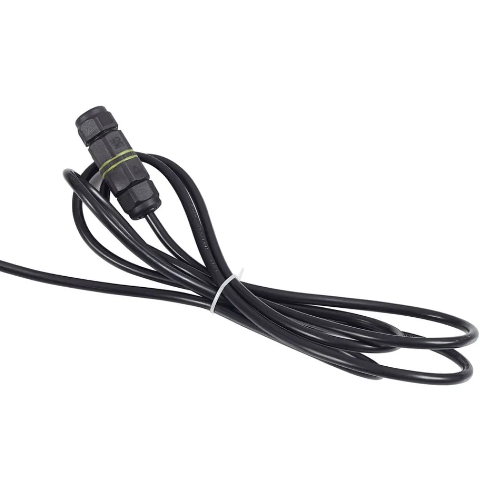 Lucande Lygtepæle > LED udendørslampe Filor, sort, aluminium, 250 cm