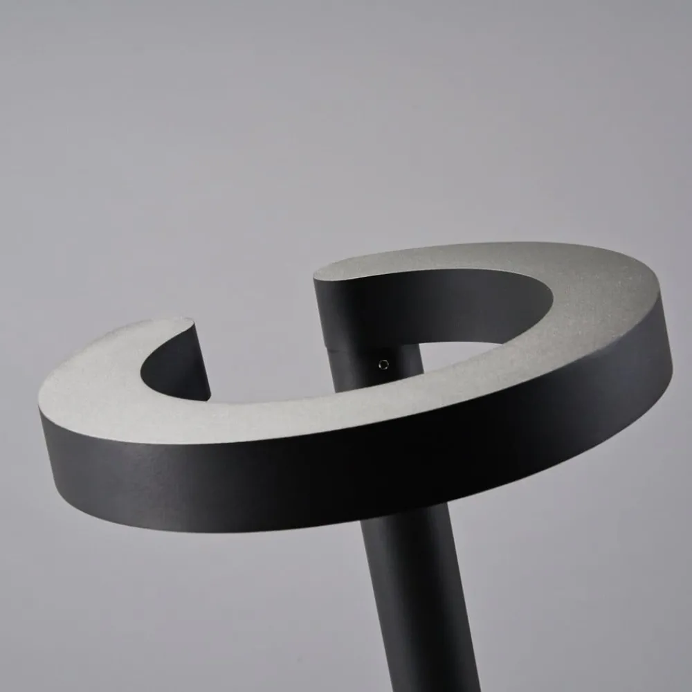 Lygtepæle ^ Lucande LED-udendørslampe Jannis, antracit, metal, 200 cm