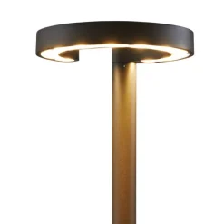 Lygtepæle ^ Lucande LED-udendørslampe Jannis, antracit, metal, 200 cm