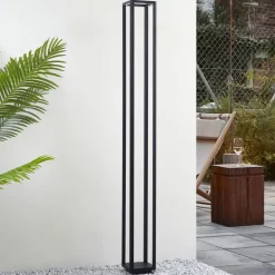 Lucande Lygtepæle|Gadebelysning > LED-udendørslampe Thorvid, højde 180 cm, sort