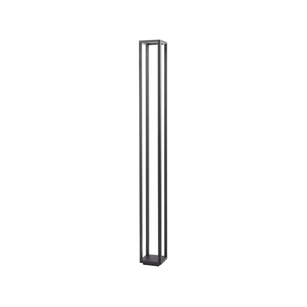 Lucande Lygtepæle|Gadebelysning > LED-udendørslampe Thorvid, højde 180 cm, sort