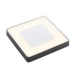 Lucande Udendørs Loftlamper > LED udendørs loftlampe Sora, kantet, sensor, IP54