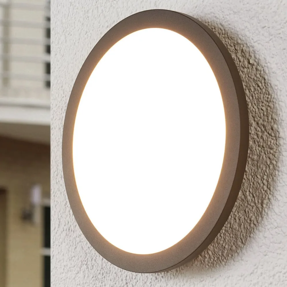 Lucande Terrassebelysning|Udendørs Loftlamper > LED udendørs loftlampe Malena, bevægelsessensor, IP65