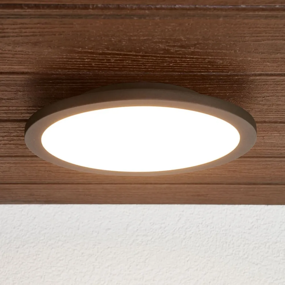 Lucande Terrassebelysning|Udendørs Loftlamper > LED udendørs loftlampe Malena, bevægelsessensor, IP65