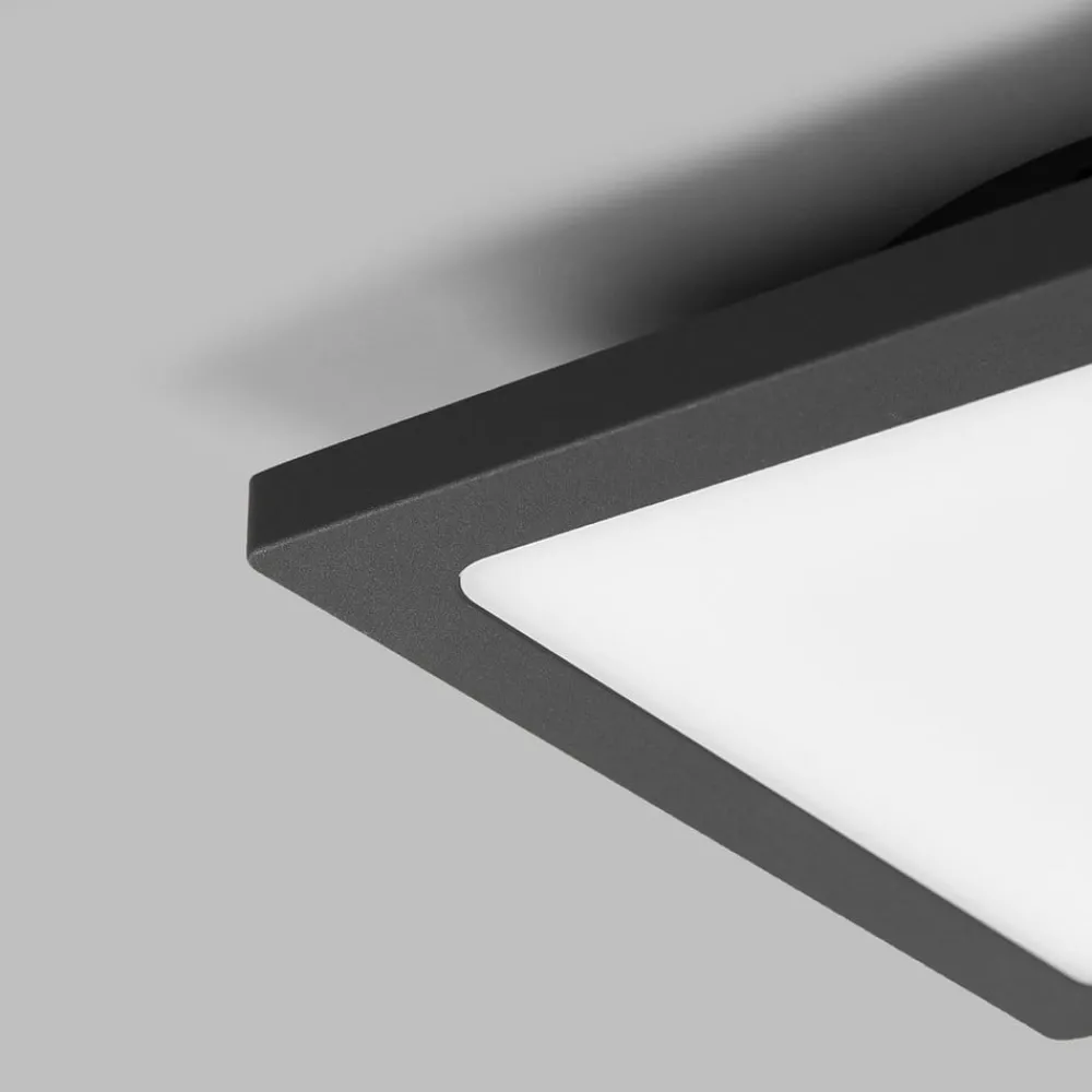 Lucande Terrassebelysning|Udendørs Loftlamper > LED udendørs loftlampe Mabella, 23 cm, sensor, IP65