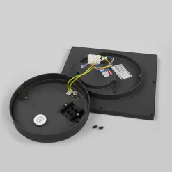 Lucande Terrassebelysning|Udendørs Loftlamper > LED udendørs loftlampe Mabella, 23 cm, sensor, IP65