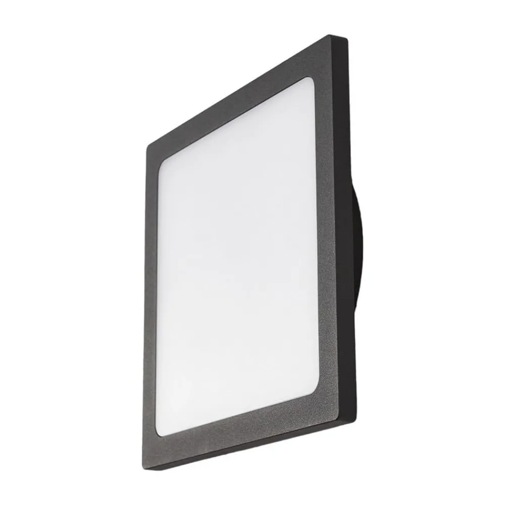 Terrassebelysning|Udendørs Loftlamper ^ Lucande LED udendørs loftlampe Mabella, 23 cm, antracit