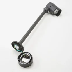 Lucande Terrassebelysning|Udendørs Spot > LED udendørsspot Beatrix, 58 cm, antracit, aluminium