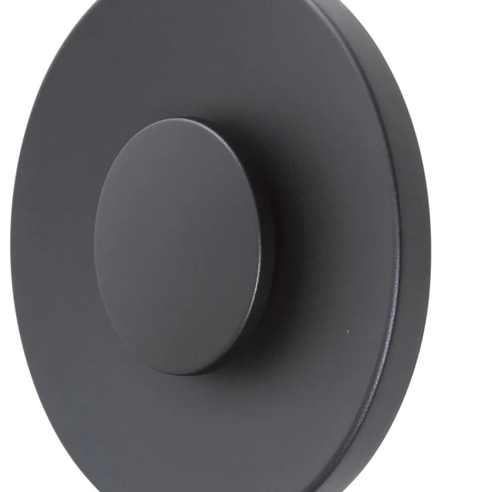Terrassebelysning|Væglamper ^ Lucande LED udendørs væglampe Kayana, sort, aluminium, 24 cm