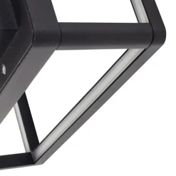 Væglamper ^ Lucande LED udendørs væglampe Thorvid, højde 26 cm, sort