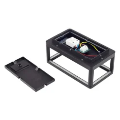 Væglamper ^ Lucande LED udendørs væglampe Thorvid, højde 26 cm, sort