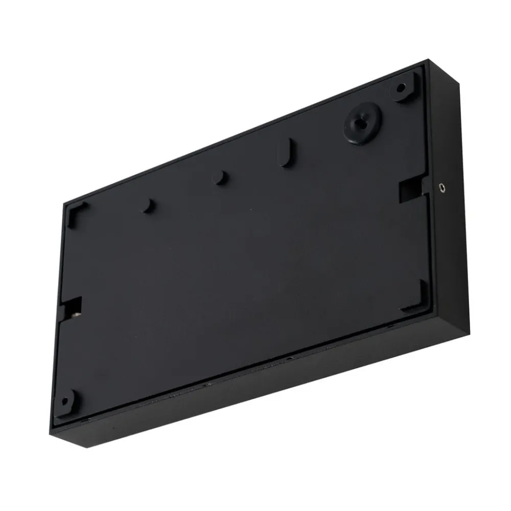 Lucande Væglamper > LED udendørs væglampe Weno, sort, aluminium, IP65