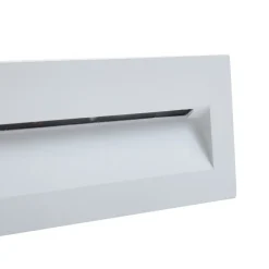Lucande Terrassebelysning|Væglamper > LED-vægindbygningslampe Loya, 23 x 8 cm, hvid, IP54