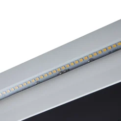 Lucande Terrassebelysning|Væglamper > LED-vægindbygningslampe Loya, 23 x 8 cm, hvid, IP54