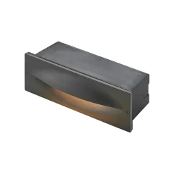 Lucande Terrassebelysning > LED-vægindbygningslampe Zandro, 25 cm, antracit, IP65