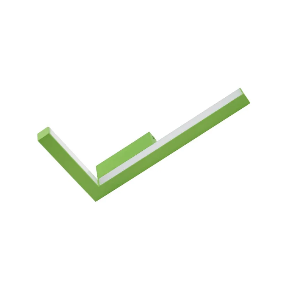 Væglamper ^ Lucande LED-væglampe Check, grøn, metal, CCT, dæmpbar