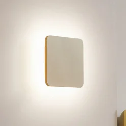 Væglamper|Væglamper ^ Lucande LED-væglampe Elrik, guldfarvet, 22 cm, metal