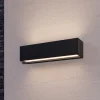 Væglamper ^ Lucande LED-væglampe Lengo, 25 cm antracit, op/ned 3000K