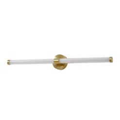 Væg- Og Spejllamper|Væglamper ^ Lucande LED-væglampe Melisa, guld, 90 cm, CCT, IP44