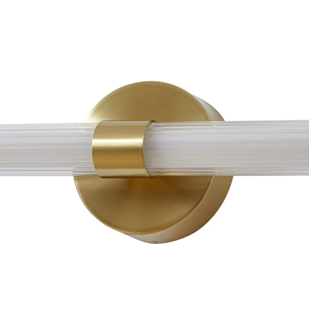 Væg- Og Spejllamper|Væglamper ^ Lucande LED-væglampe Melisa, guld, 90 cm, CCT, IP44