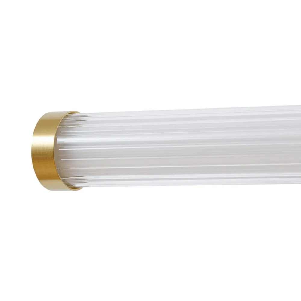 Væg- Og Spejllamper|Væglamper ^ Lucande LED-væglampe Melisa, guld, 90 cm, CCT, IP44