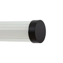 Lucande Væg- Og Spejllamper > LED-væglampe Melisa, sort, 90 cm, CCT, IP44