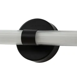 Lucande Væg- Og Spejllamper > LED-væglampe Melisa, sort, 90 cm, CCT, IP44