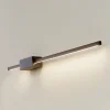 Lucande Gang|Væglamper > LED-væglampe Skaila, sort, længde 90 cm, 3.000 K
